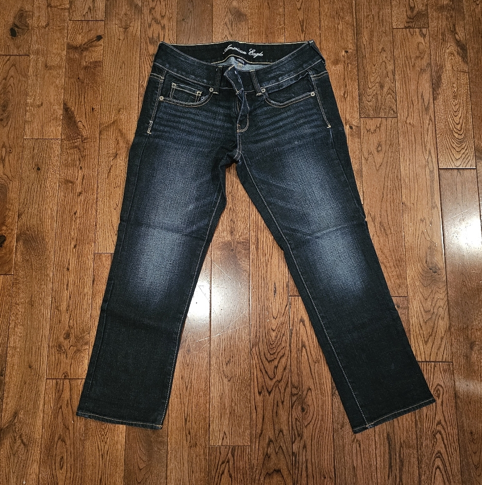 American eagle denim capris